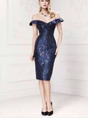 zac posen strapless floral embroidered midi dress Zac Posen